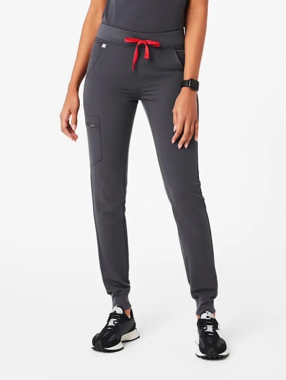 Figs Charcoal High Waisted Zamora Jogger